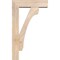 Ekena Millwork Legacy Block Smooth Bracket w/ Offset Brace, Douglas Fir, 5 1/2"W x 18"D x 30"H BKT0604X18X30LEC05SDF - alternate 2